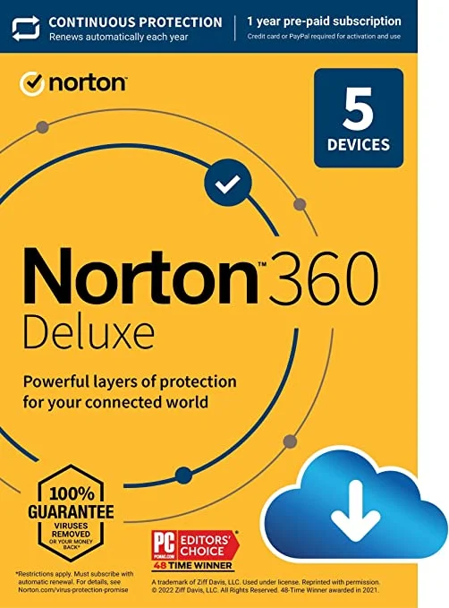 Norton 360 Deluxe [5 Devices]