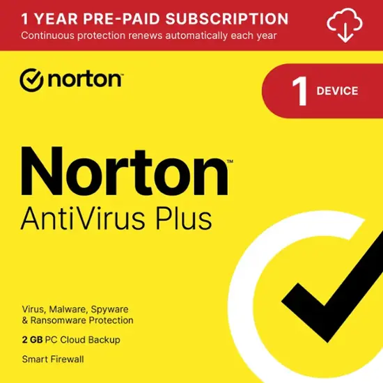 Norton – AntiVirus Plus (1 Device) Antivirus Software
